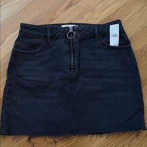 PacSun Charcoal Denim Mini Skirt